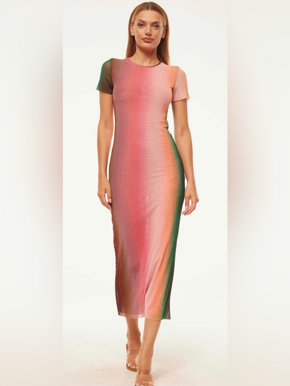 Misa Los Angeles Cali Ombré  Maxi Dress
